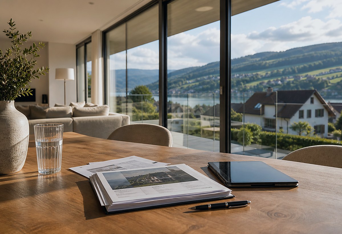 Visuel immobilier premium du canton Valais