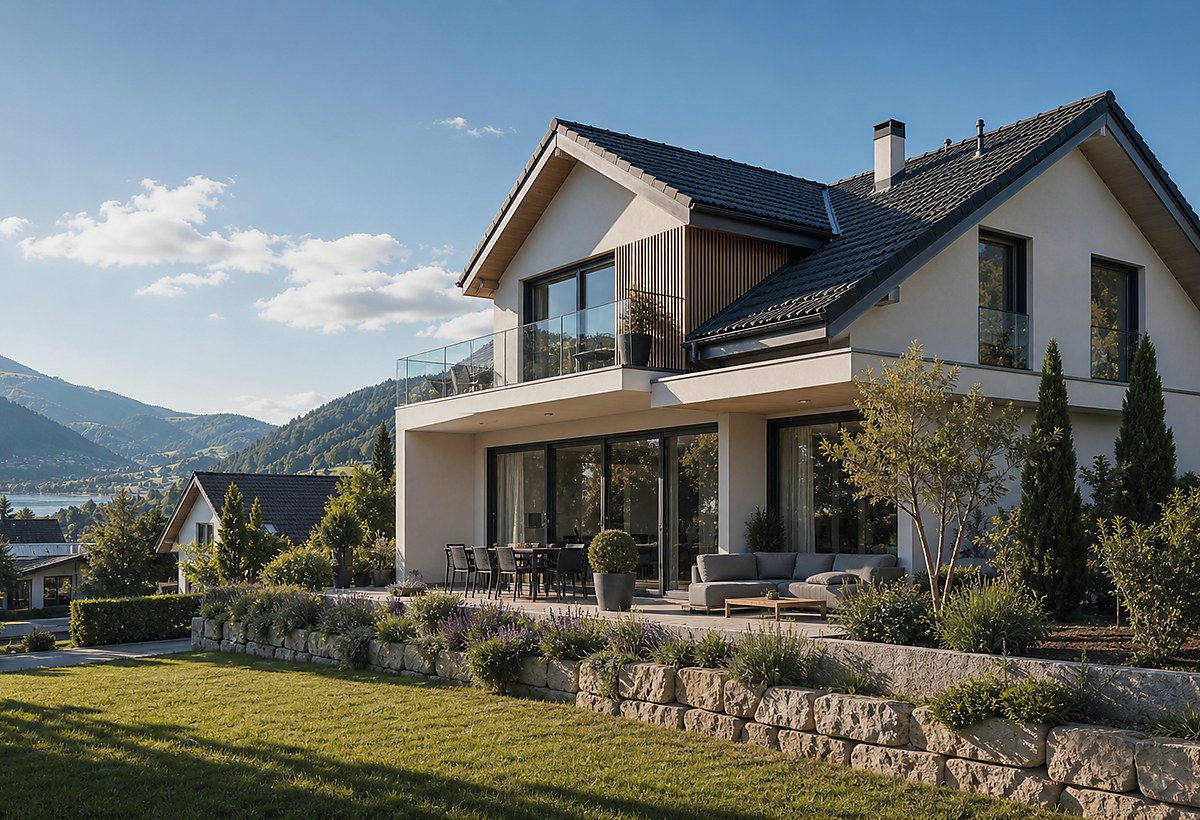 Visuel immobilier premium du canton Zoug