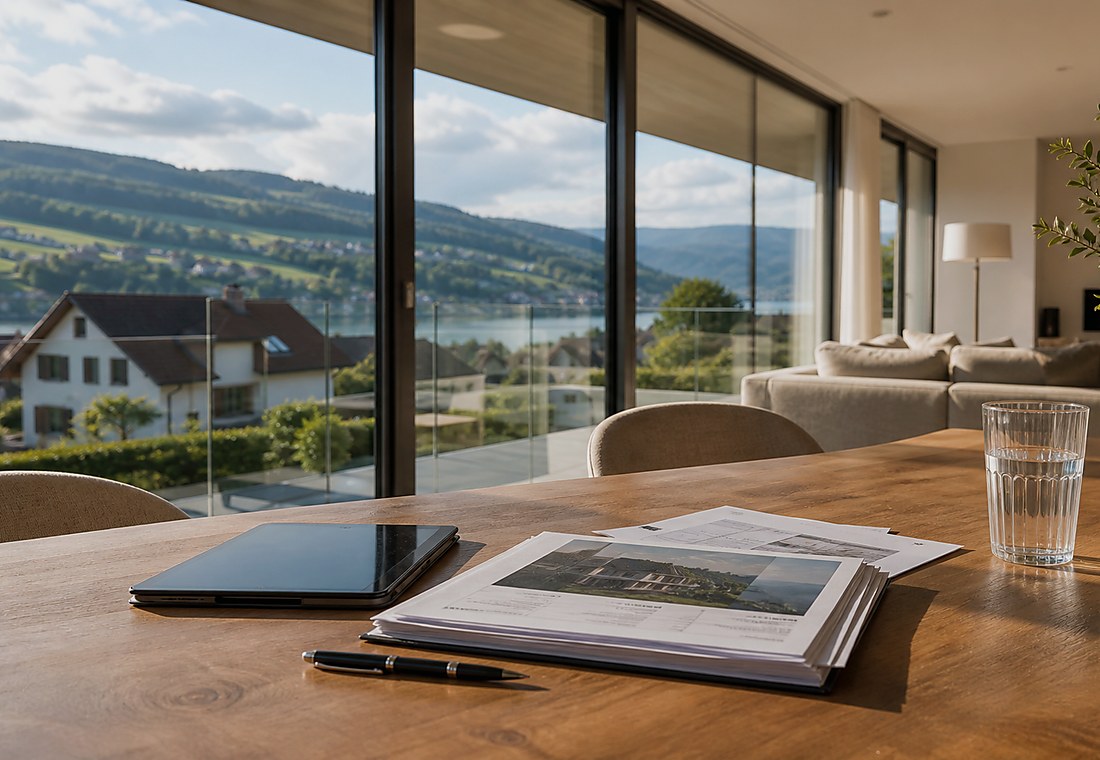 Visuel immobilier premium local pour Aadorf