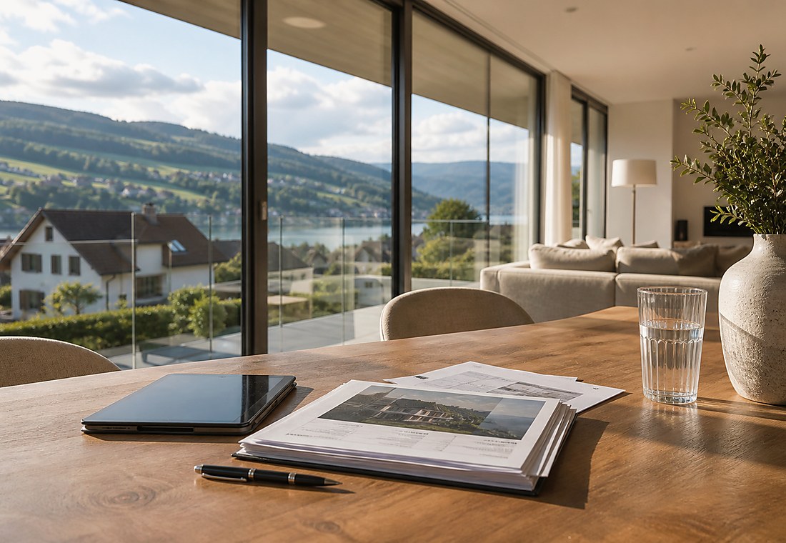 Visuel immobilier premium local pour Aarau