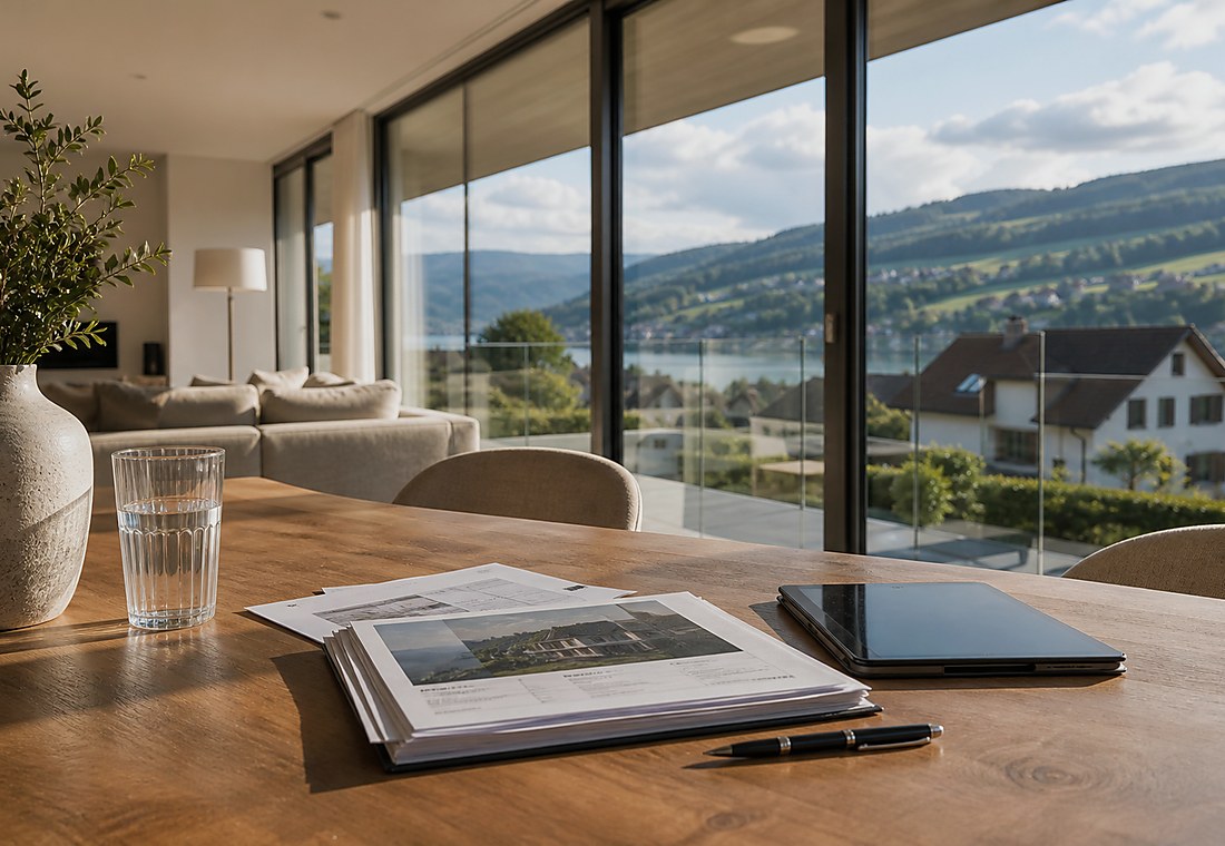 Visuel immobilier premium local pour Aarburg