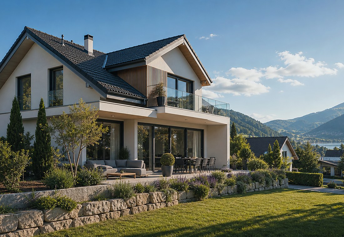 Visuel immobilier premium local pour Aesch (ZH)