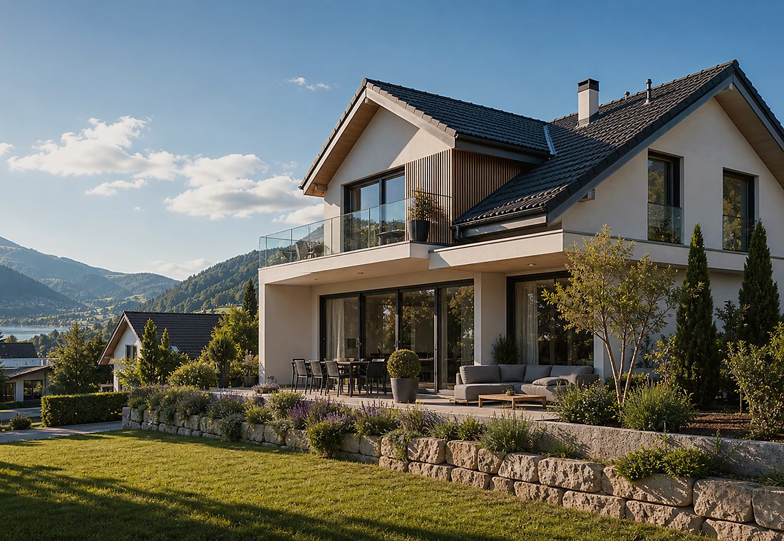 Visuel immobilier premium local pour Affoltern am Albis