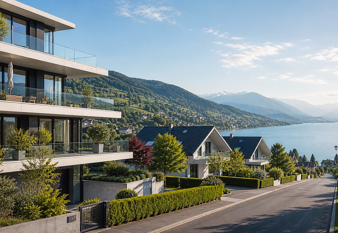 Visuel immobilier premium local pour Alchenstorf