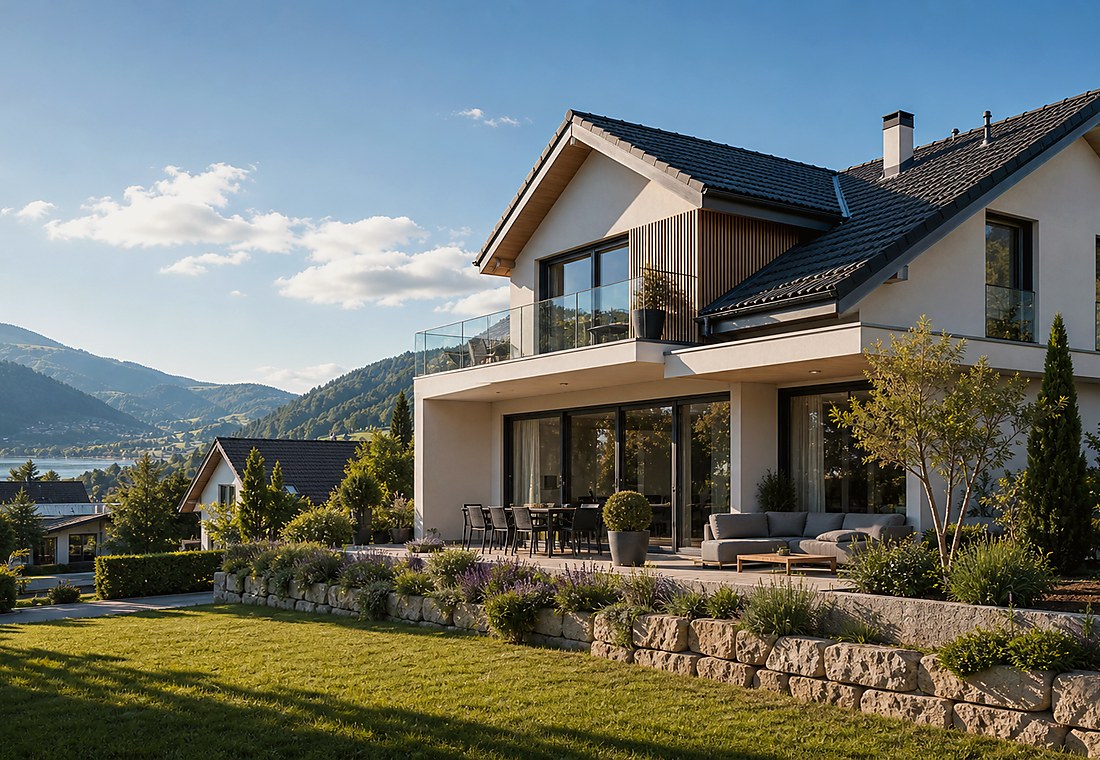 Visuel immobilier premium local pour Alpnach
