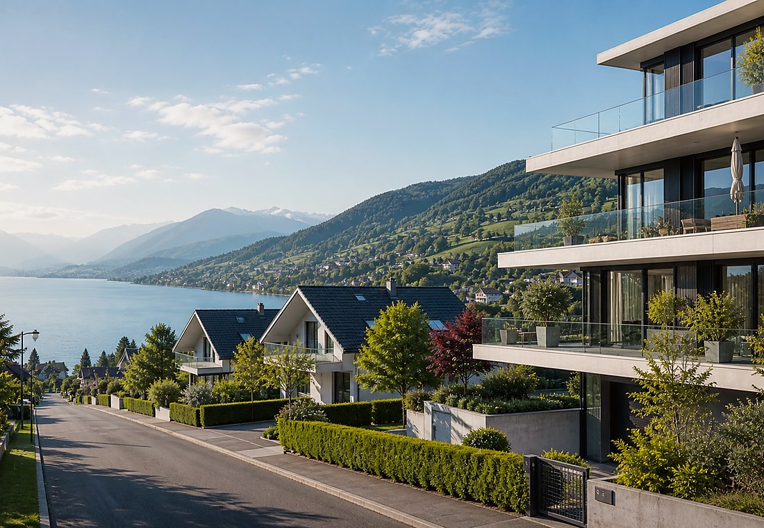 Visuel immobilier premium local pour Altbüron