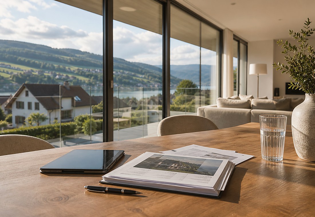 Visuel immobilier premium local pour Amden
