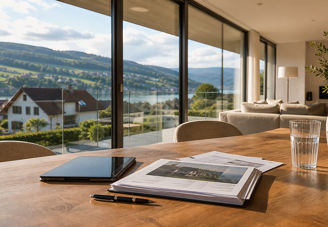 Visuel immobilier premium local pour Ammerswil