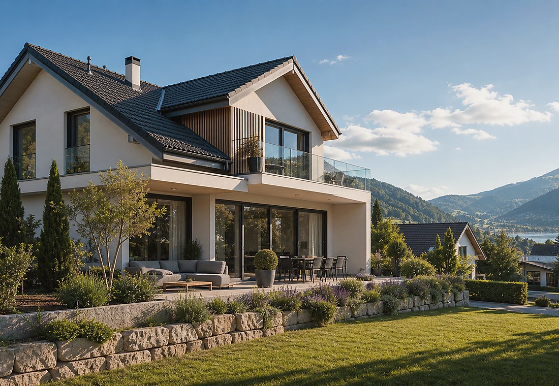 Visuel immobilier premium local pour Andeer