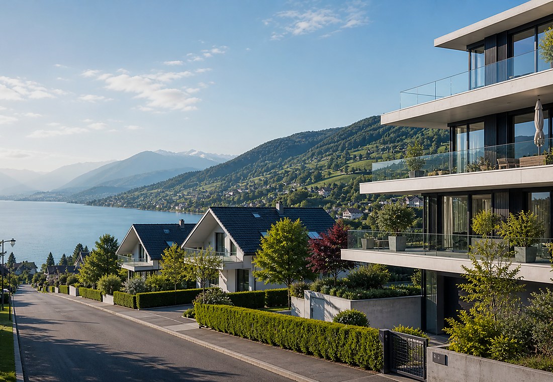 Visuel immobilier premium local pour Andermatt