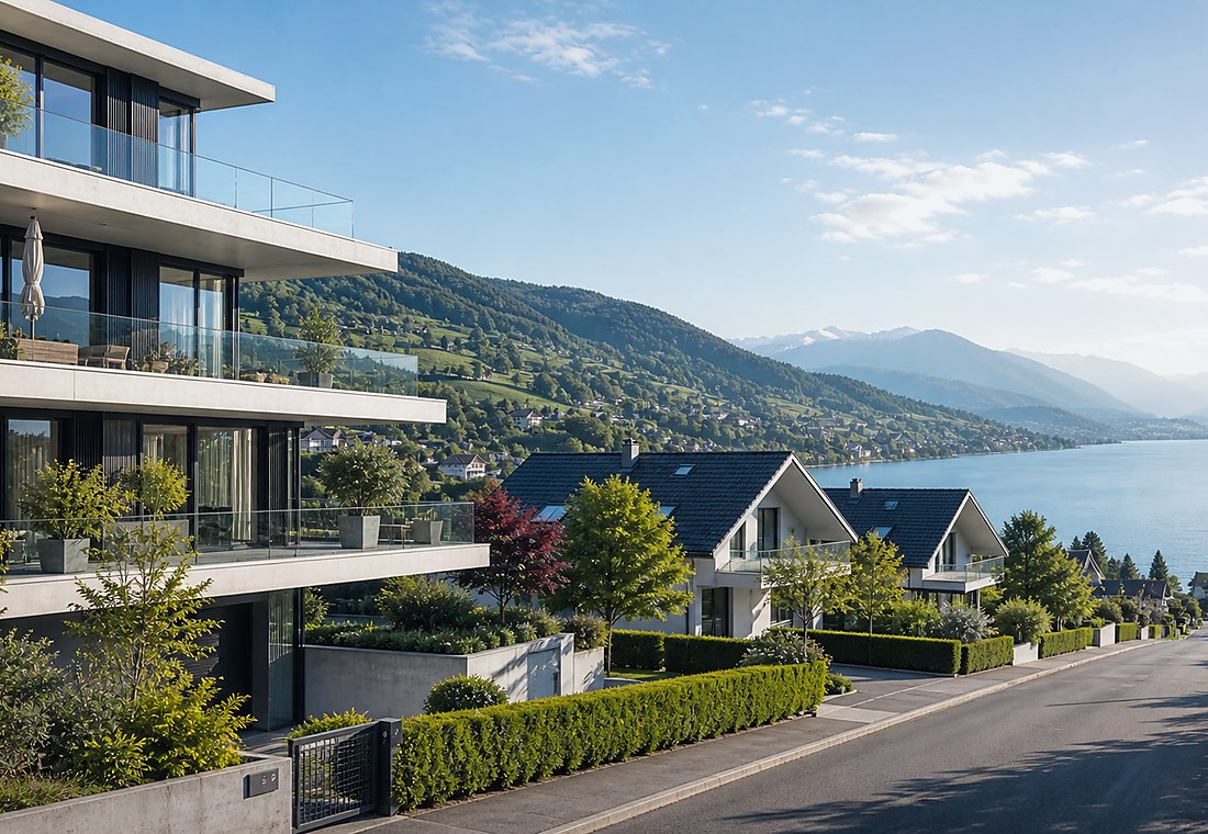 Visuel immobilier premium local pour Andwil (SG)