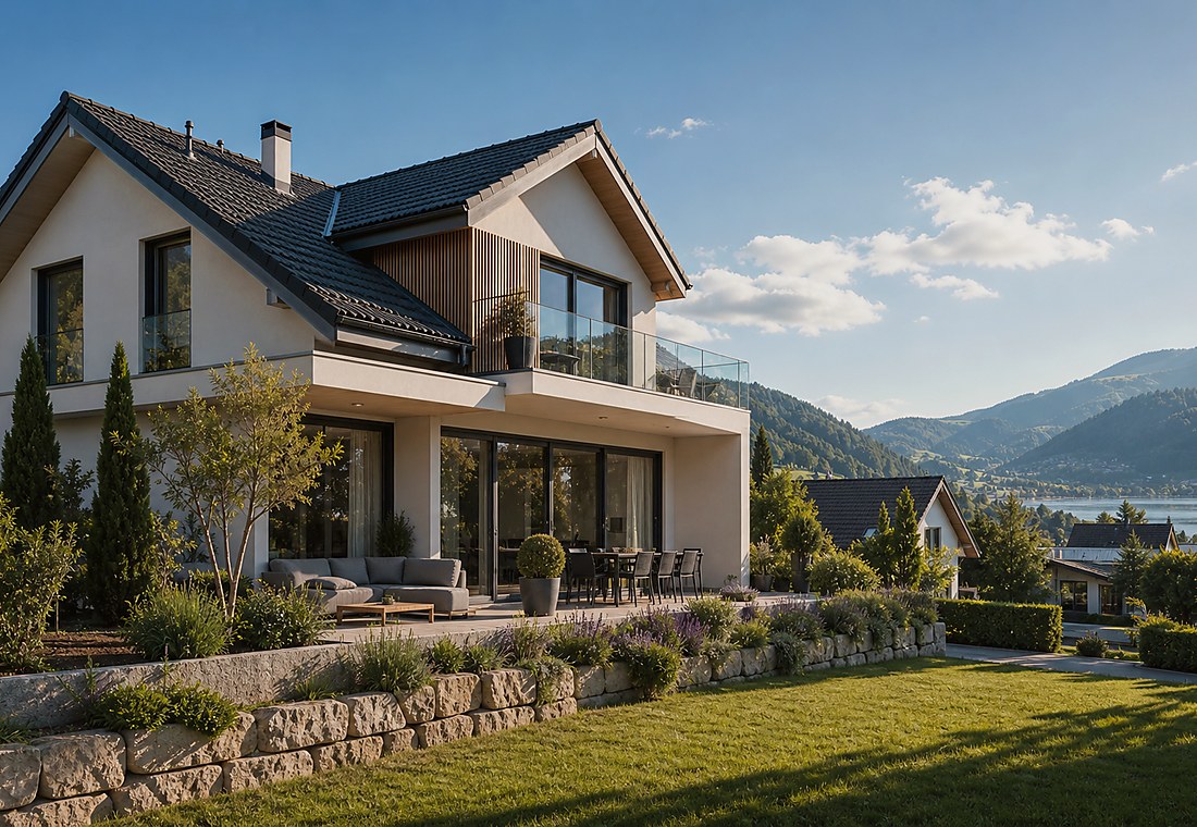 Visuel immobilier premium local pour Ascona