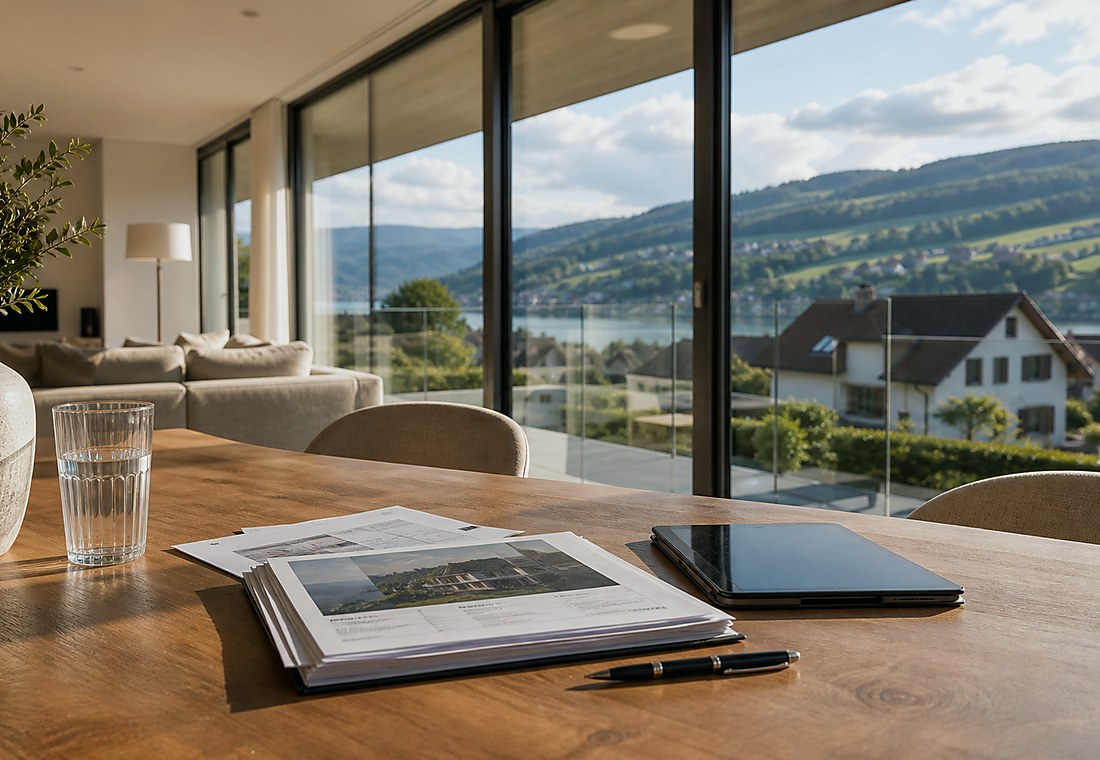 Visuel immobilier premium local pour Aubonne