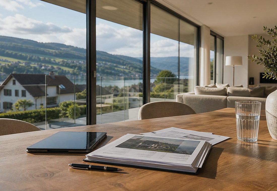 Visuel immobilier premium local pour Augst