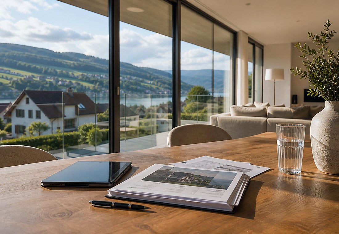 Visuel immobilier premium local pour Ausserberg