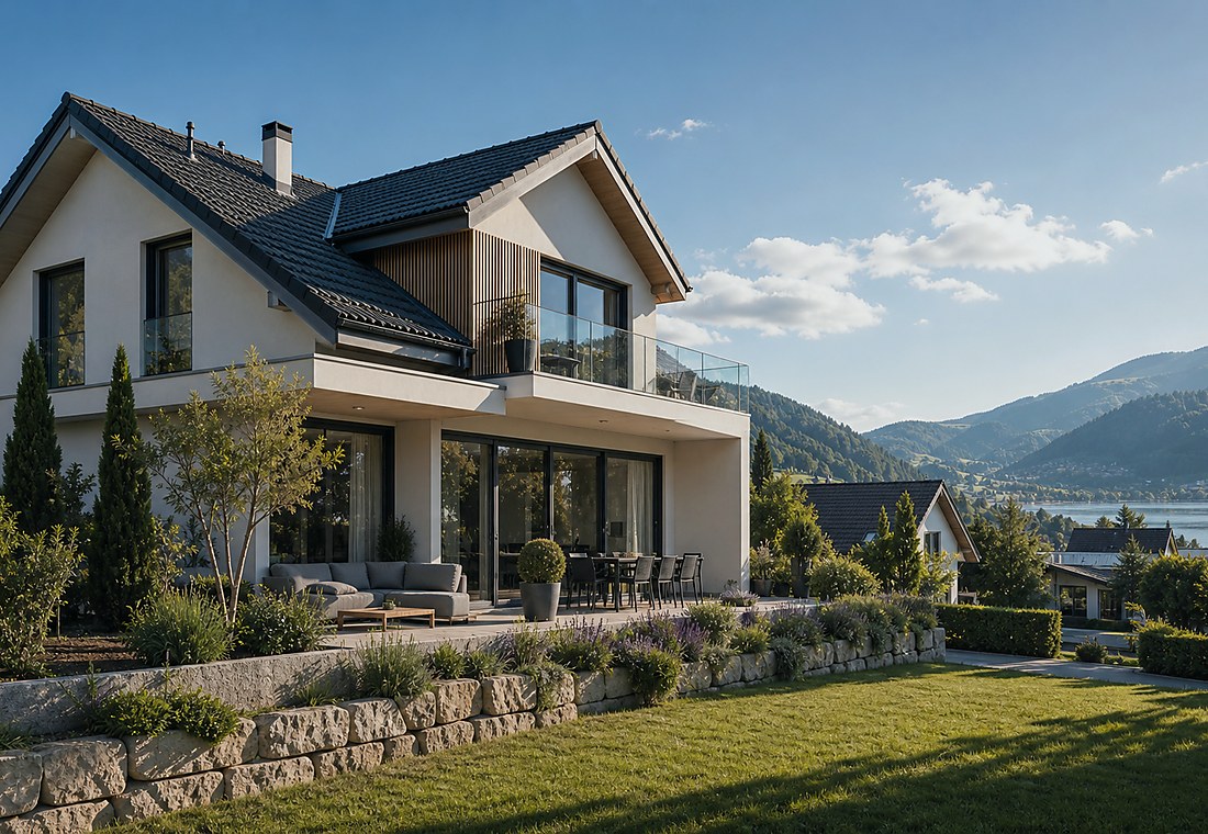 Visuel immobilier premium local pour Baar