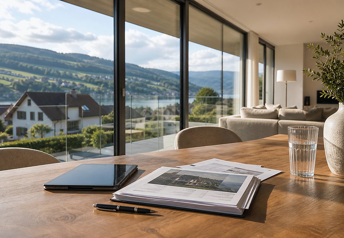 Visuel immobilier premium local pour Bad Ragaz