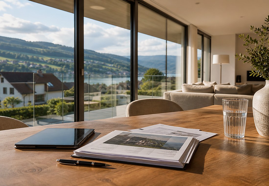 Visuel immobilier premium local pour Bättwil