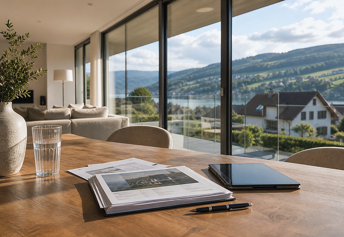 Visuel immobilier premium local pour Beatenberg