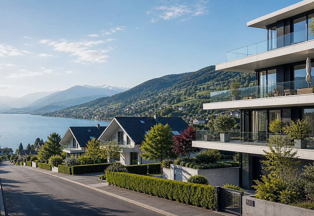 Visuel immobilier premium local pour Beggingen