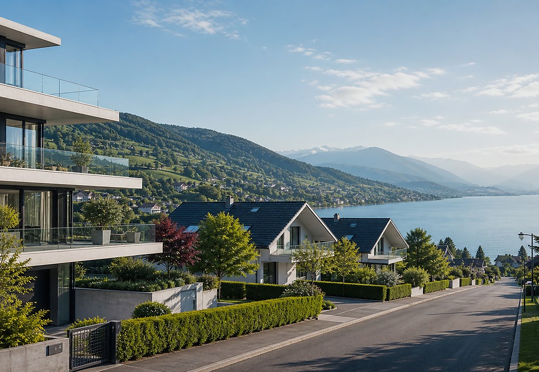 Visuel immobilier premium local pour Bellinzona