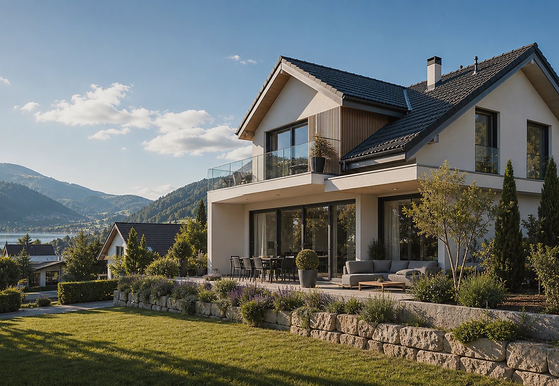 Visuel immobilier premium local pour Belp
