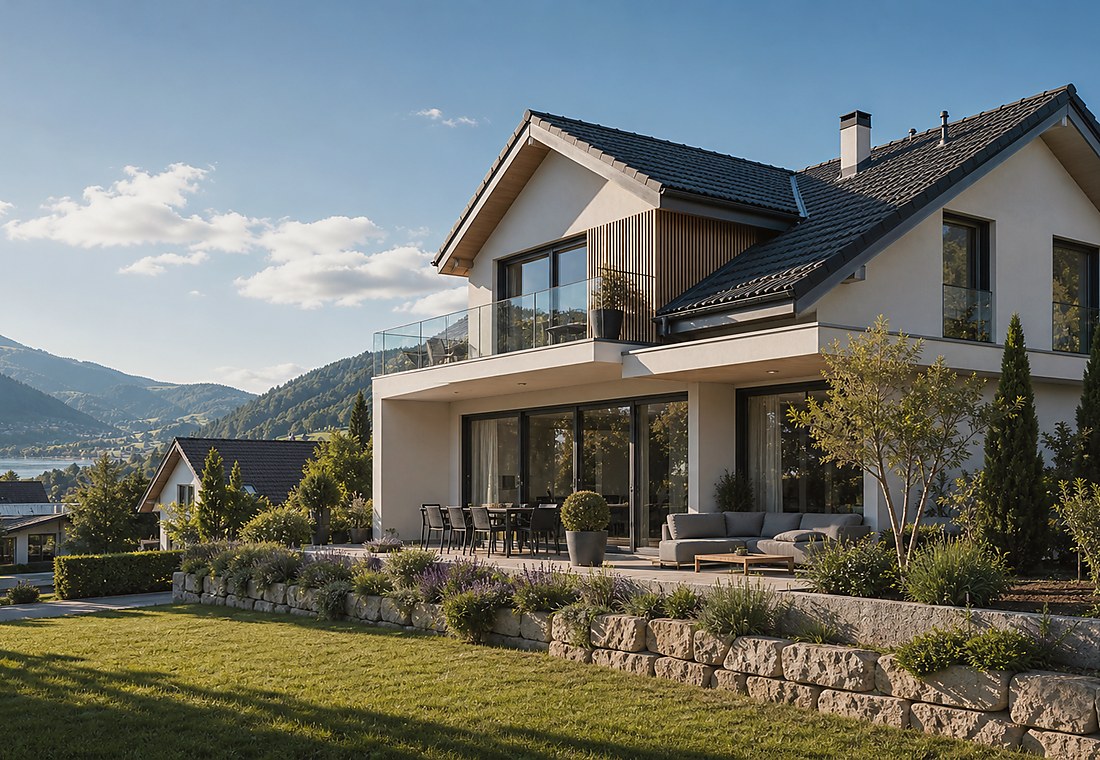 Visuel immobilier premium local pour Benken (SG)