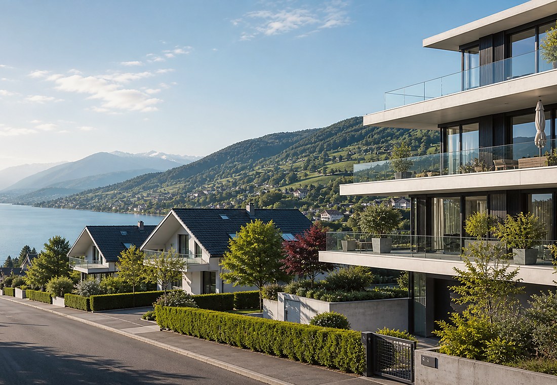 Visuel immobilier premium local pour Berneck