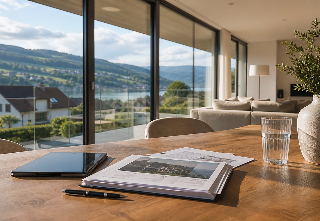 Visuel immobilier premium local pour Bettingen