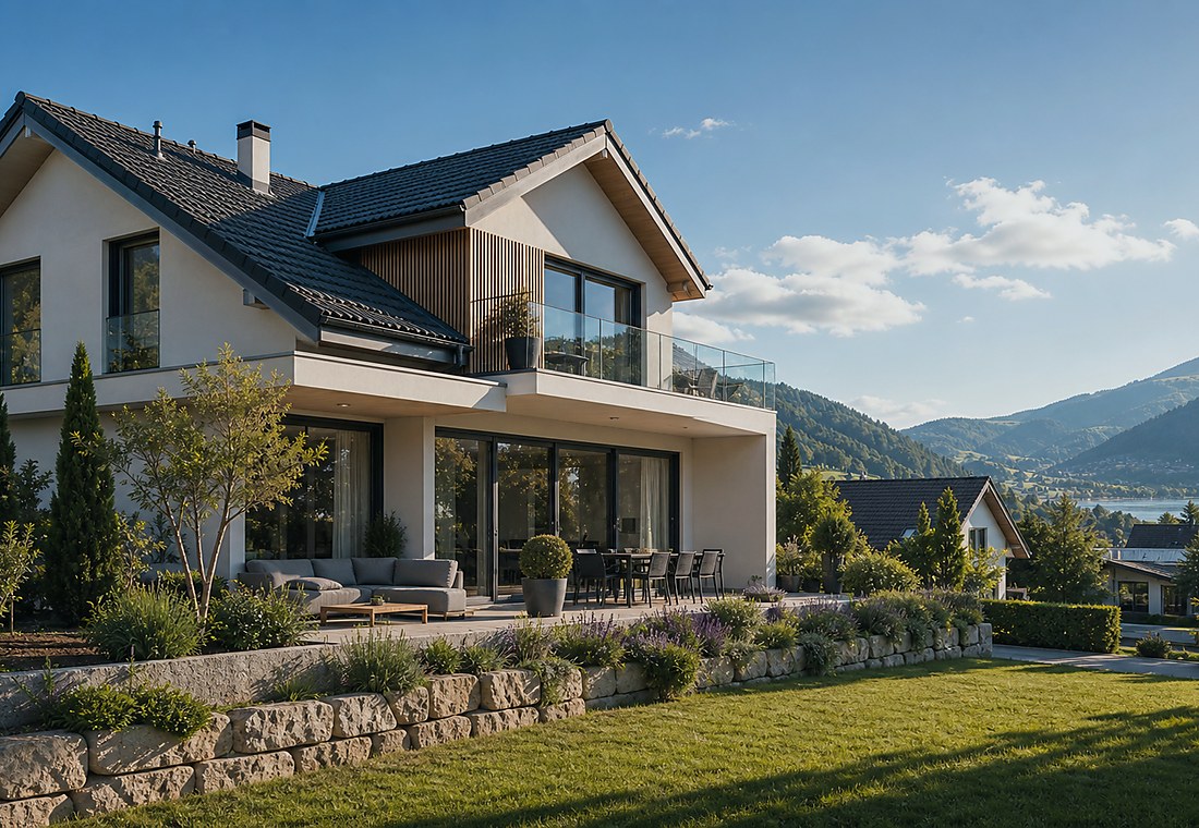 Visuel immobilier premium local pour Biberstein