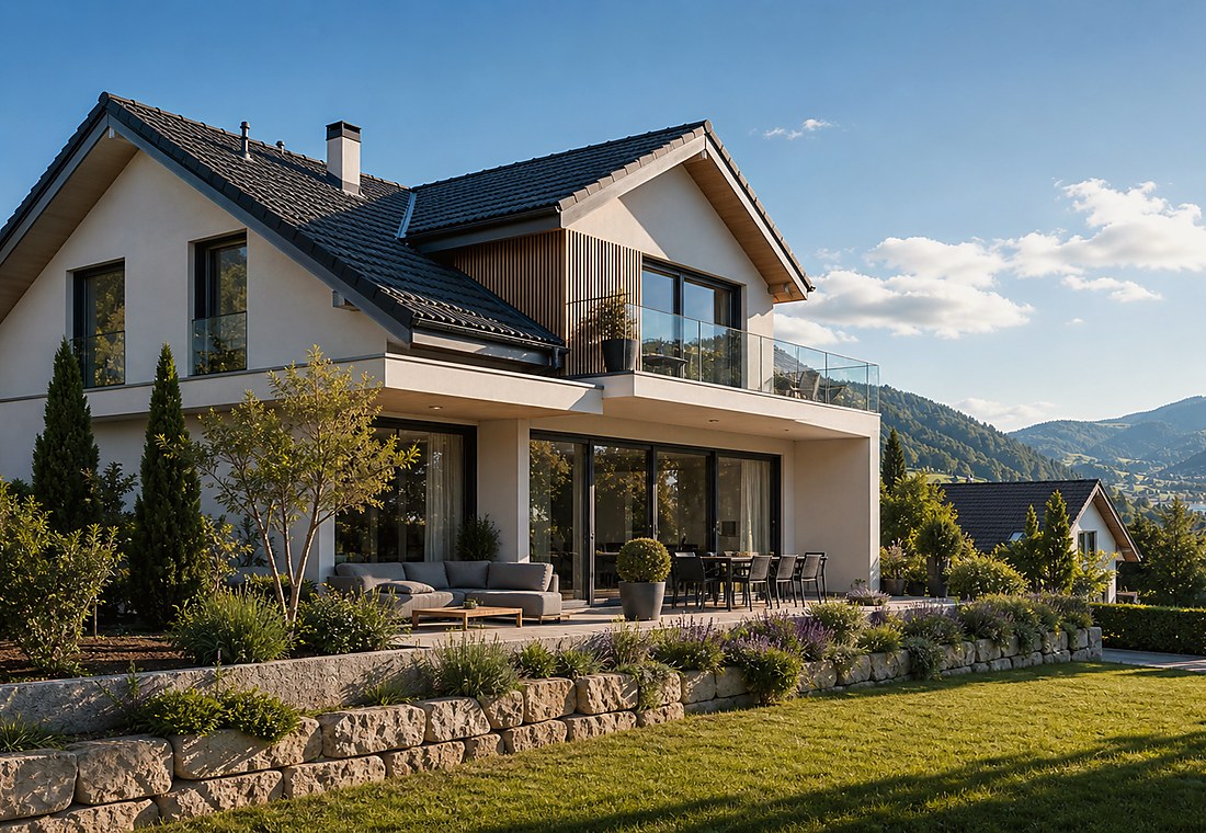 Visuel immobilier premium local pour Biezwil