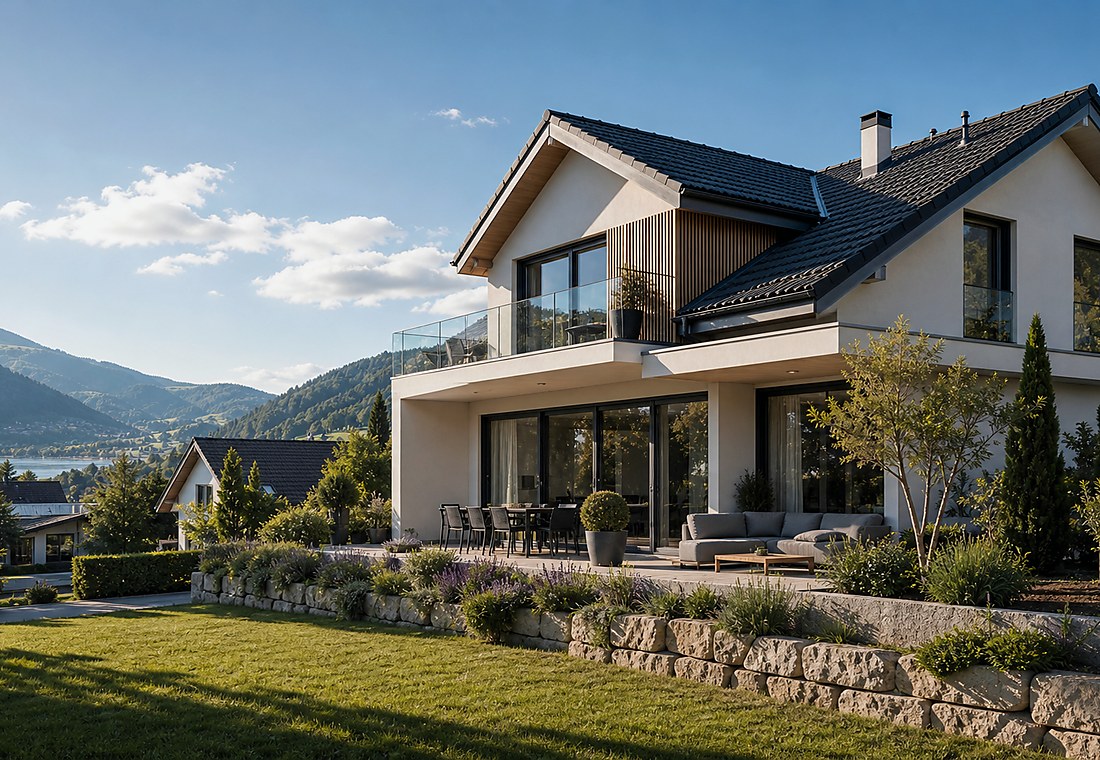 Visuel immobilier premium local pour Biglen