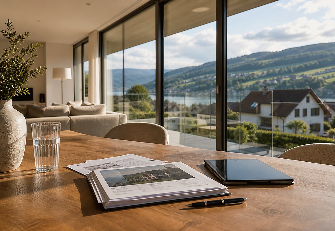 Visuel immobilier premium local pour Birmensdorf (ZH)