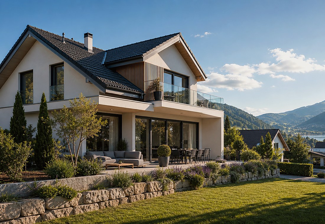 Visuel immobilier premium local pour Birrhard
