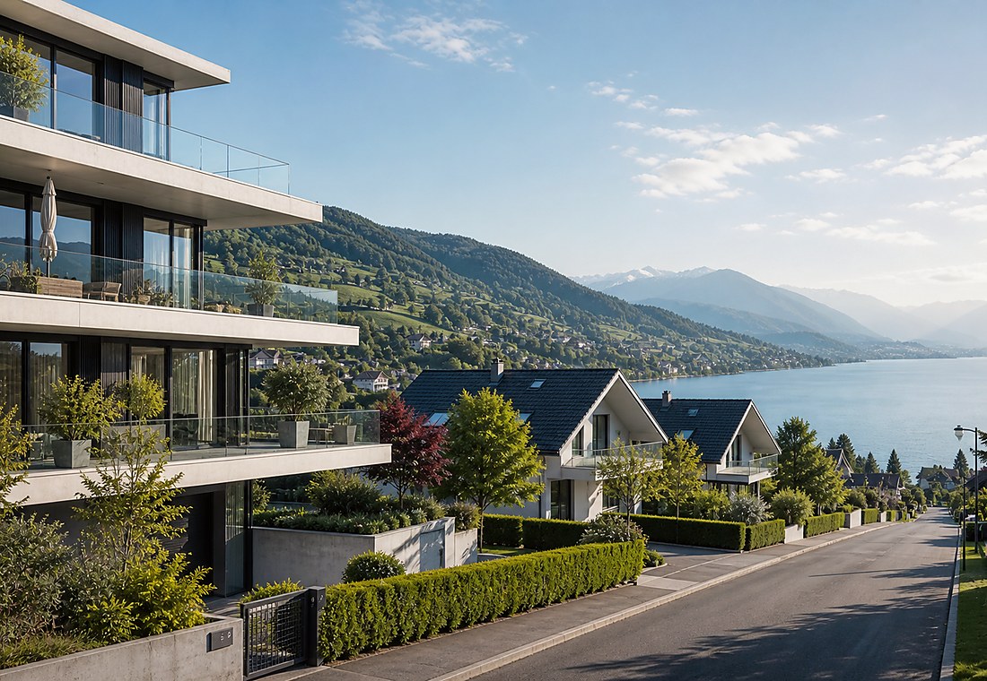 Visuel immobilier premium local pour Birsfelden