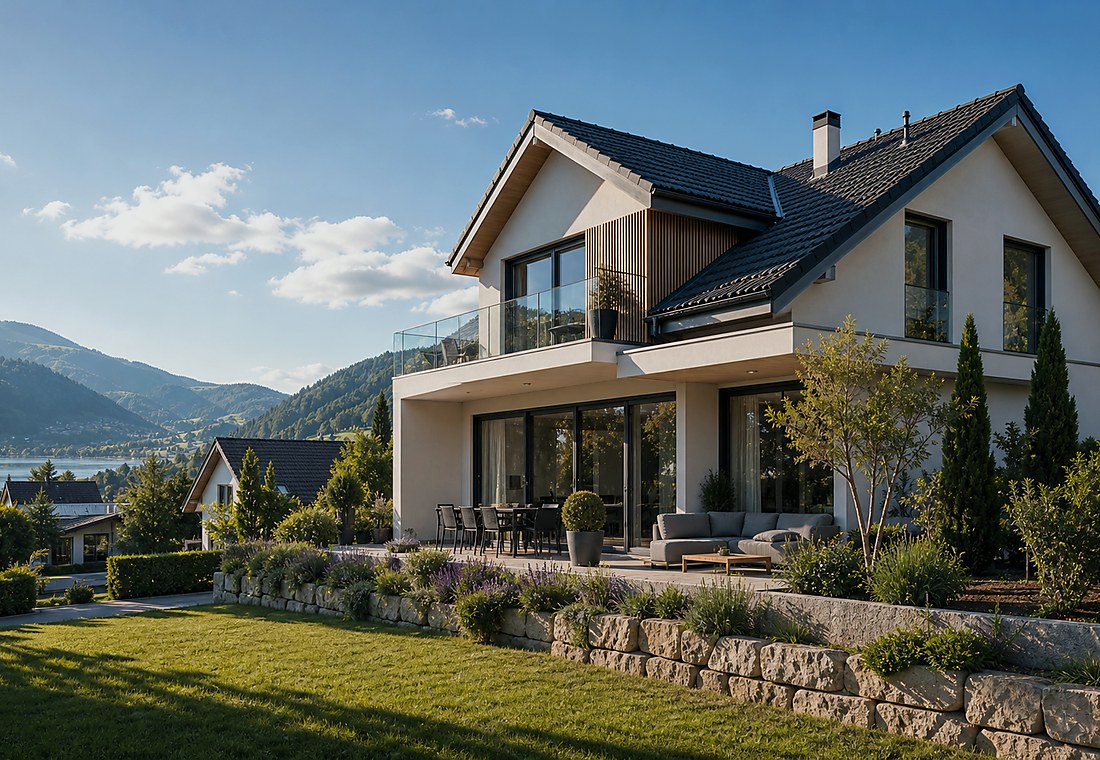 Visuel immobilier premium local pour Bitsch
