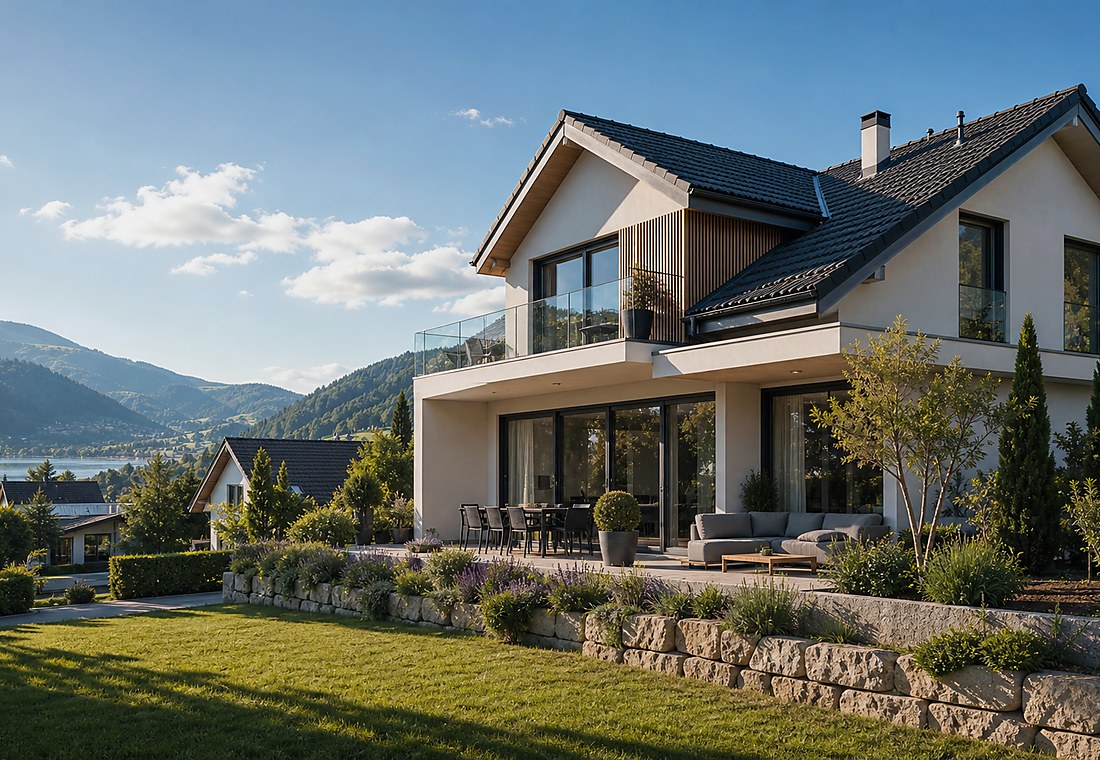 Visuel immobilier premium local pour Bowil