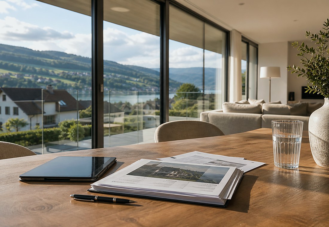 Visuel immobilier premium local pour Bözberg