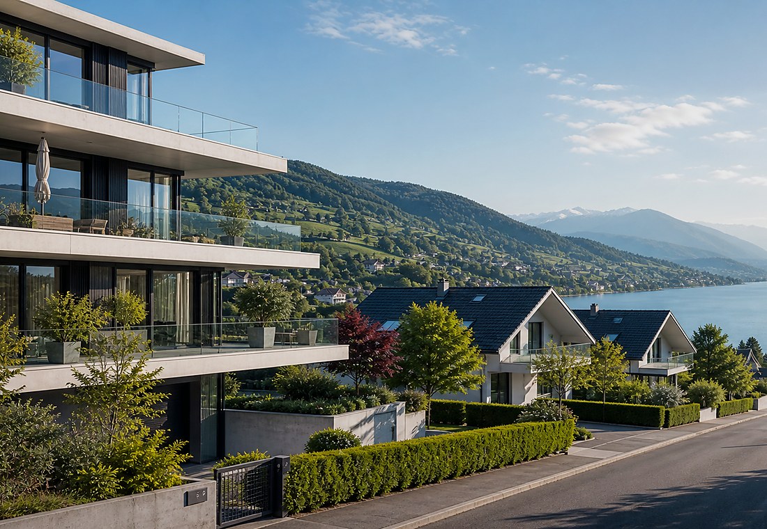 Visuel immobilier premium local pour Bretonnières