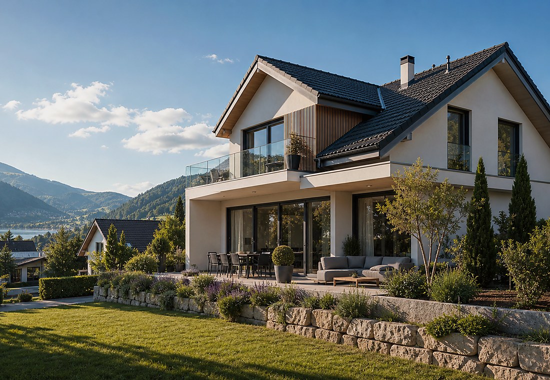 Visuel immobilier premium local pour Buckten