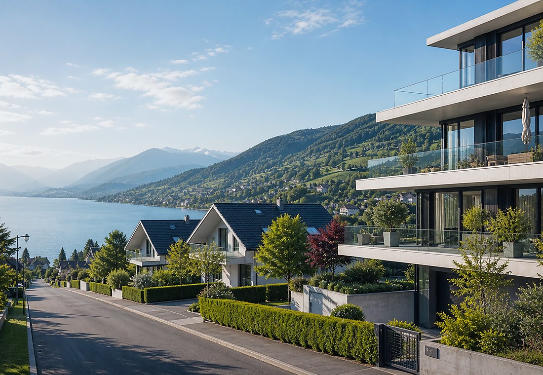 Visuel immobilier premium local pour Büsserach