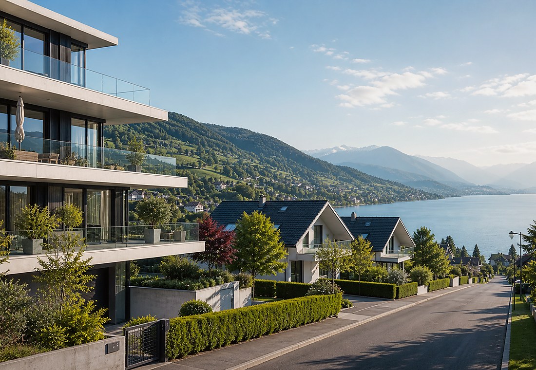 Visuel immobilier premium local pour Bussnang
