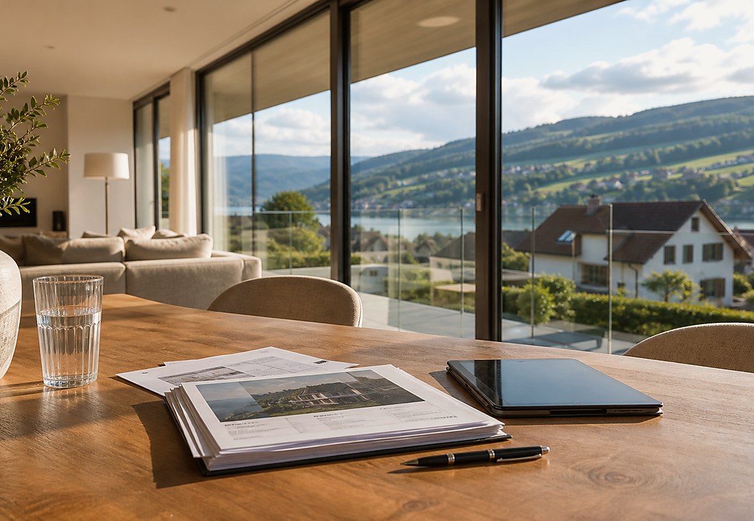 Visuel immobilier premium local pour Cartigny