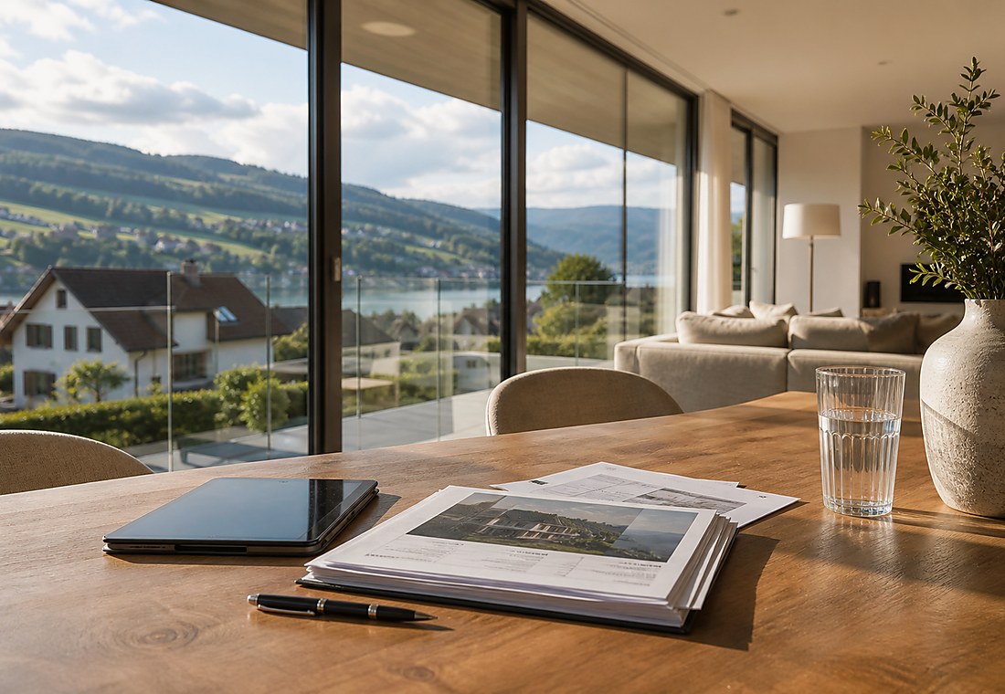 Visuel immobilier premium local pour Celerina/Schlarigna