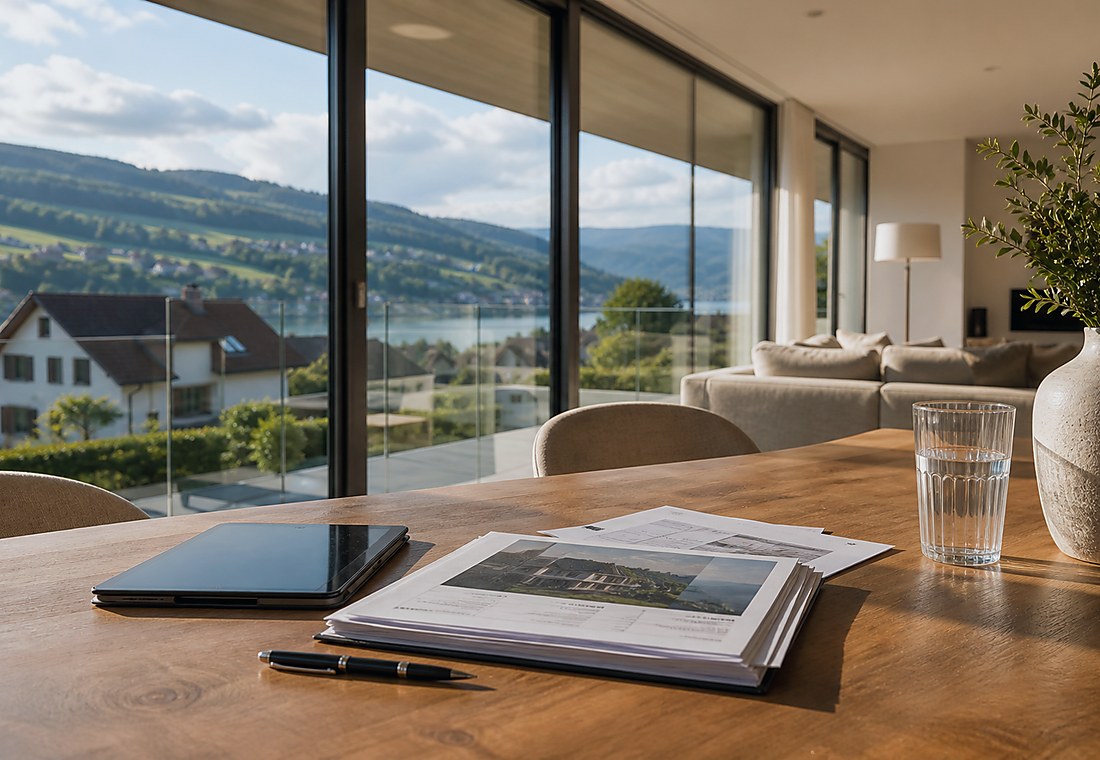Visuel immobilier premium local pour Chamoson