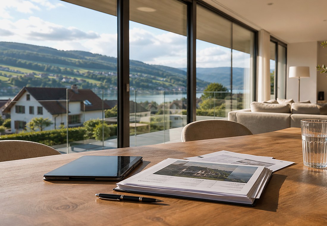 Visuel immobilier premium local pour Champoz