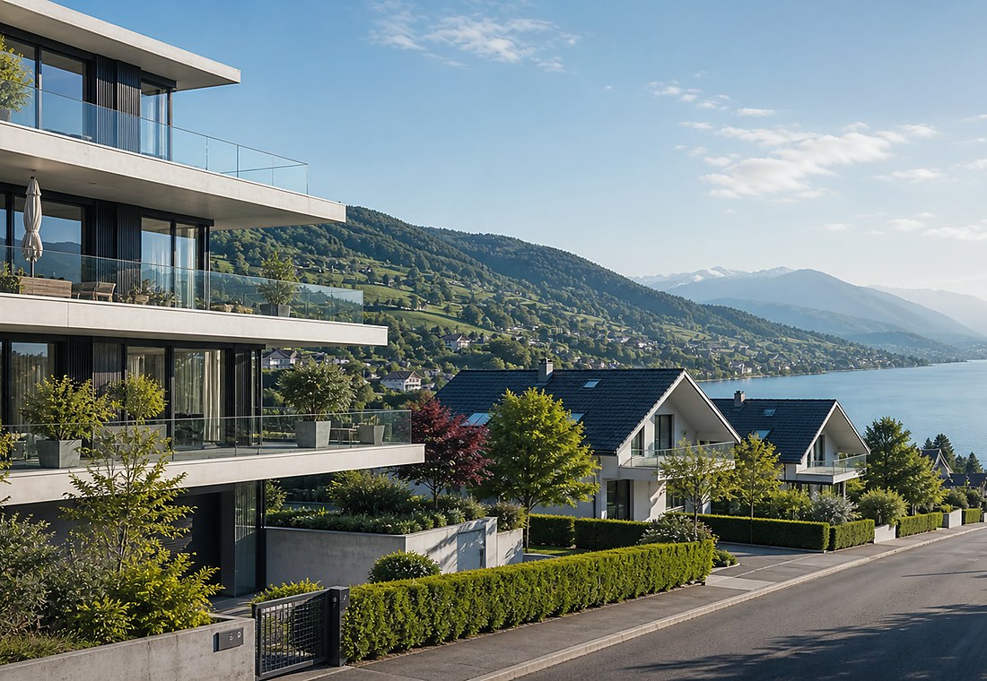 Visuel immobilier premium local pour Châtel-sur-Montsalvens