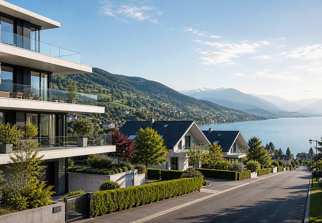 Visuel immobilier premium local pour Chavannes-de-Bogis