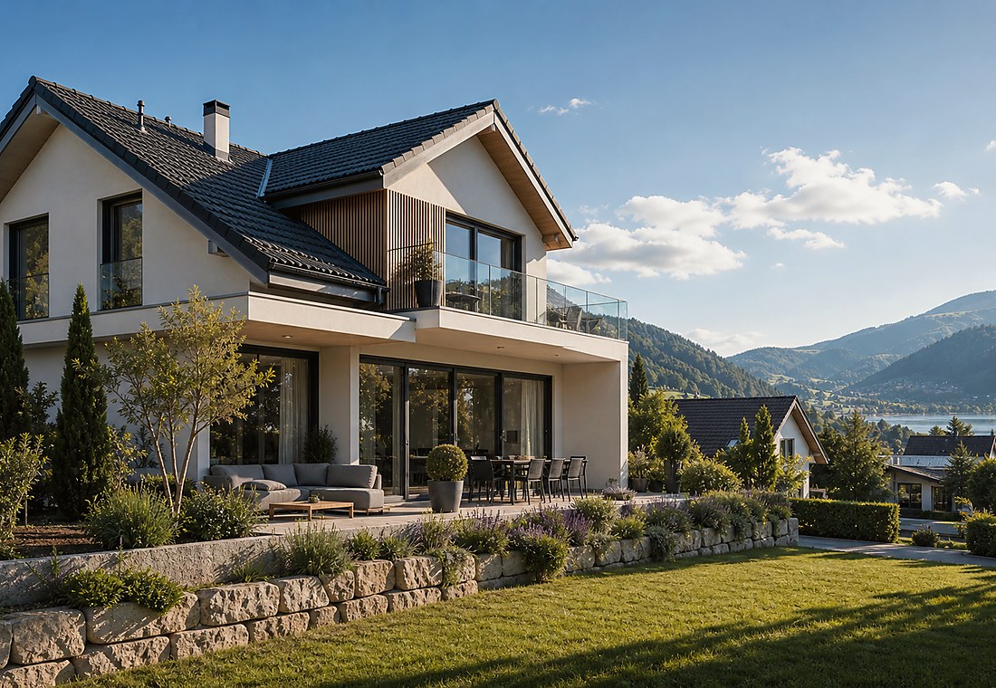 Visuel immobilier premium local pour Chêne-Bougeries