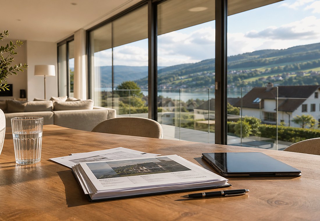 Visuel immobilier premium local pour Chiasso